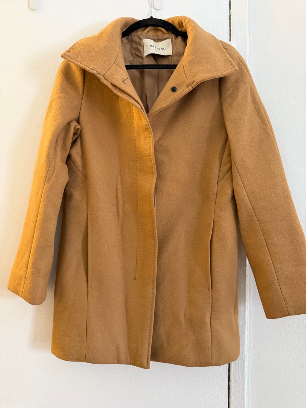 Babaton Camel Wool Jacket